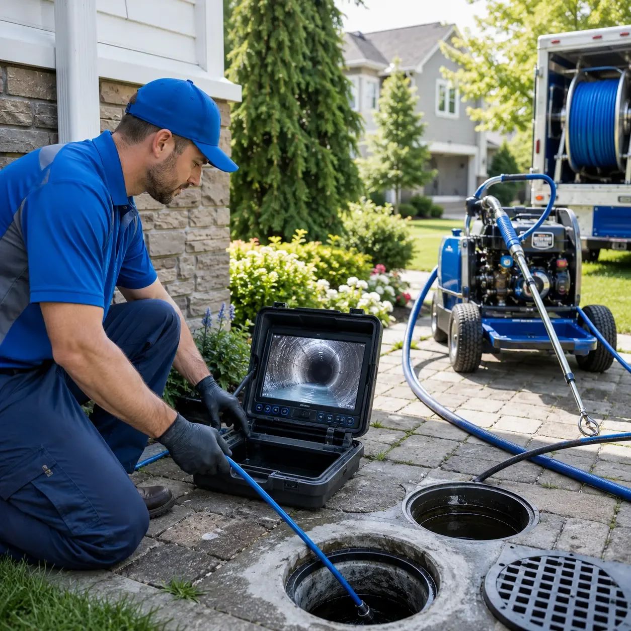 Outdoor drain cleaning professionals serving Newborn, GA